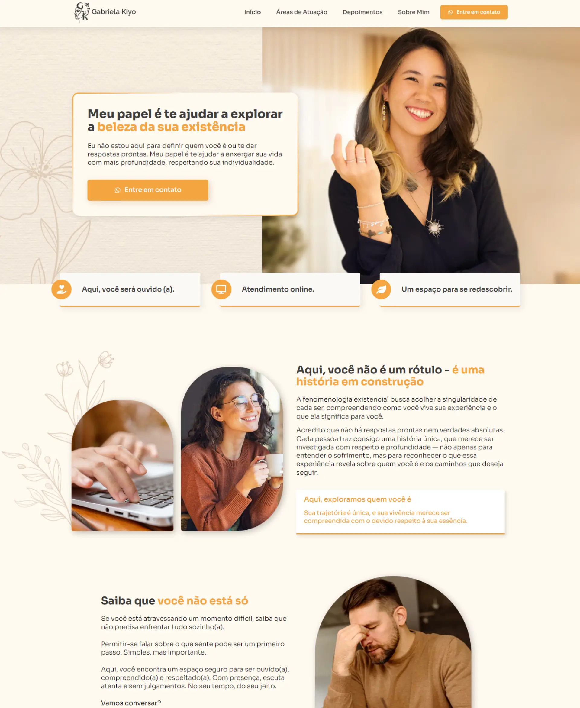 Agencia Onemed Estratégias para Clínicas e Consultórios Dra Gabriela sites para psicologos imagem 07 2025